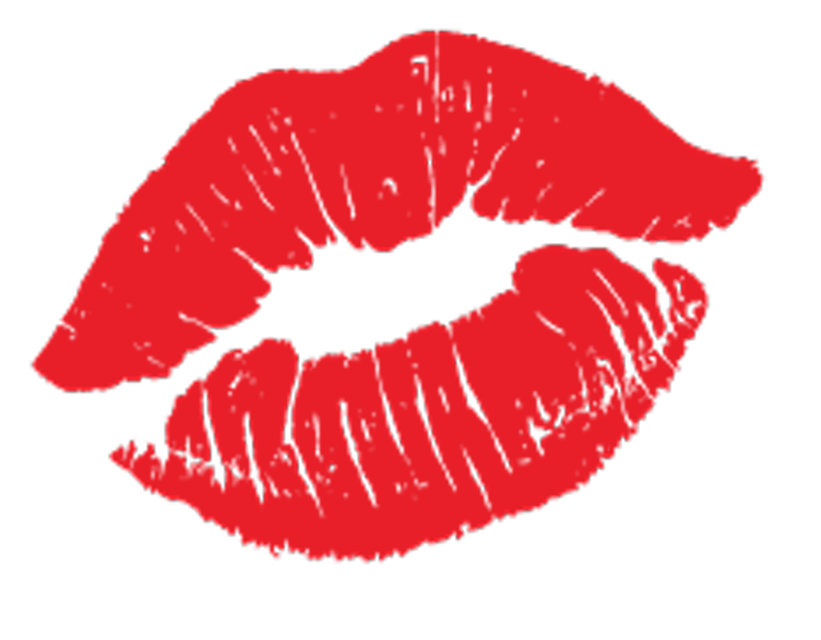 Liebe Küssen Lippen Lippenstift rot 